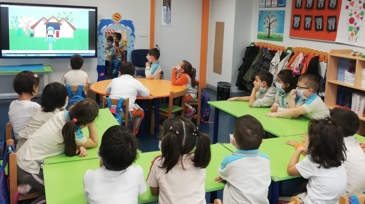 Halkalı Okul Öncesi Gökkuşağı Grubu Öğrencileri Bilinçleniyor.