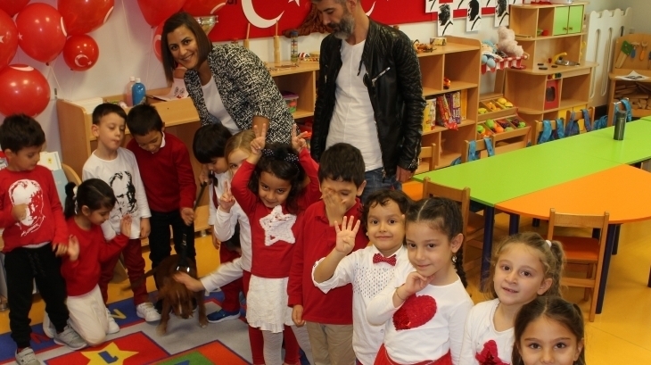 Halkalı Okul Öncesi Güneş Grubu Öğrencileri Aile Katılımı Etkinliğinde.