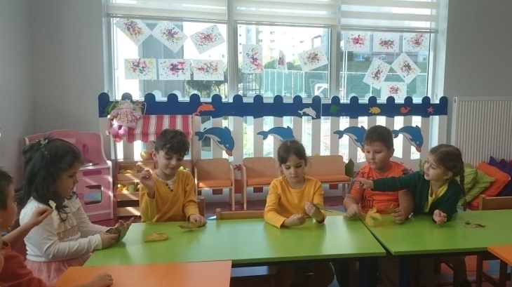 Halkalı Okul Öncesi Yıldızlar Grubu Fen ve Matematik Dersinde