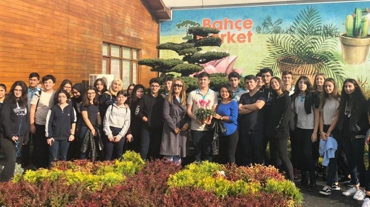 Halkalı Okyanus Koleji Anadolu Lisesi Alibeyköy Fidanlığında Coğrafya Dersi Gezisindeydi.