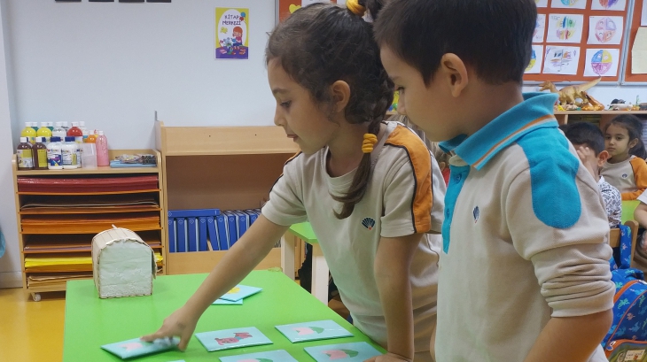 Halkalı Okyanus Koleji Güneş Grubu Okuma Yazmaya Hazırlık Etkinliğinde