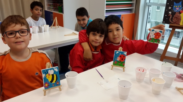 Halkalı Okyanus Koleji’nde Minik Ressamlar İşbaşında