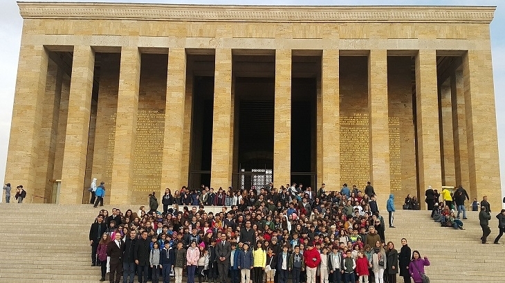 İncek Okyanus Koleji Anıtkabir'deydi