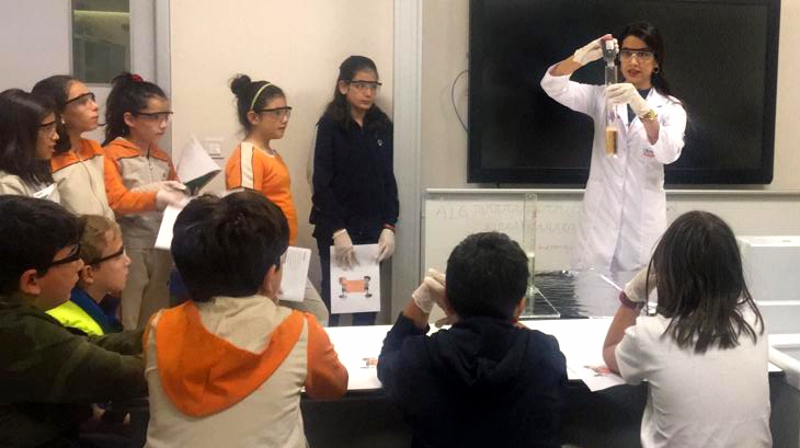 İncek Okyanus Koleji Öğrencileri P-Wise Programı Kapsamında Deney Yaptılar