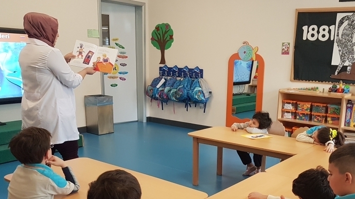 İncek Okyanus Koleji Gezegenler Sınıfı Sosyal Beceri Dersinde Öfke Ve Korku Konusunu İşlediler.