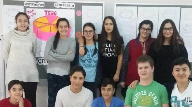 İncek Okyanus Koleji'nde 8.Sınıf TEOG Motivasyon Köşesi