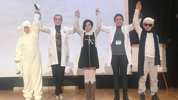 İncek Okyanus Koleji Ortaokul Kademesi 6. Sınıflar “Language Day- Winter Fashion Show - I think therefore I am.” Etkinliği