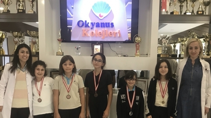 İncek Okyanus Koleji Ortaokul Kademesi NÖS VE LGS’de Dereceye Giren Öğrencilerimize Madalyaları Verildi