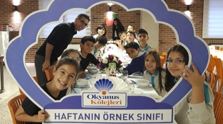 İncek Okyanus Kolejinde Haftanın Örnek Sınıfı Seçildi.