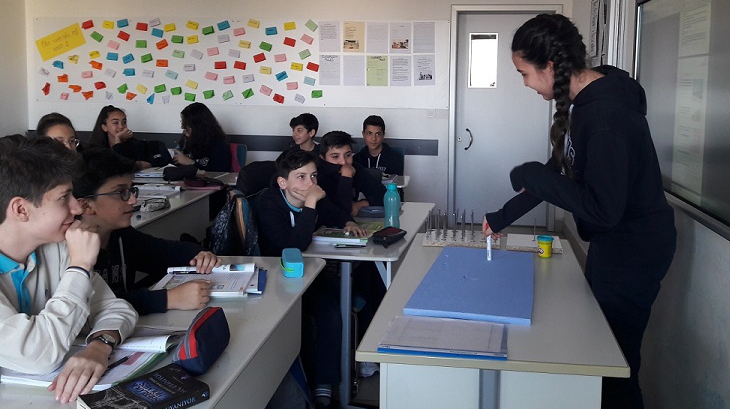 İncek Okyanus Kolejinde " Katı Basıncı" Konusu Etlinliklerle İşlendi
