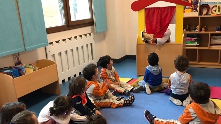 İncek Okyanus Okul Öncesi Çiçekler Grubu Türkçe Dil Etkinliğinde  "Aliş ile Zeliş’in" Canlandırdığı"Özür Dilerim” adlı Hikayeyi  Canlandırarak Özür Dilemenin Önemini Kavradılar.