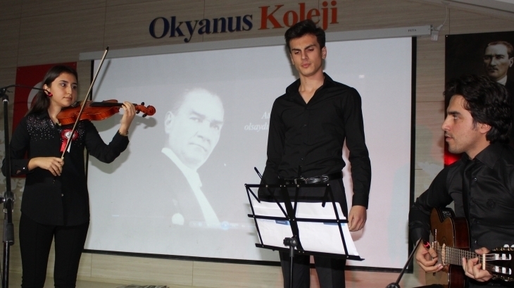 İnegöl Okyanus’lu Öğrenciler Ulu Önder’ini Andı