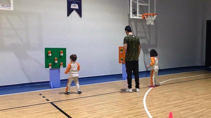 Keçiören Okul Öncesi Bulutlar Sınıfı Beceri Koordinasyon Dersinde