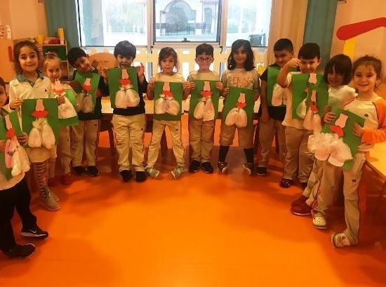 Kemerburgaz Okyanus Koleji Gökkuşağı Grubu Öğrencileri Art&Craft Etkinliğinde “Vücudumuz” Faaliyetini Tamamladı