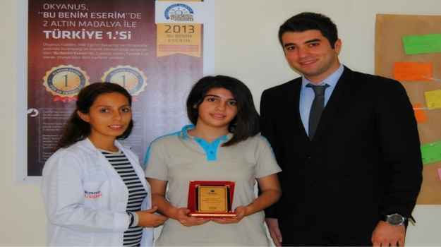 Okyanus, Cumhuriyet Bayramı Kompozisyon Yarışması'nda İlçe 3.'sü