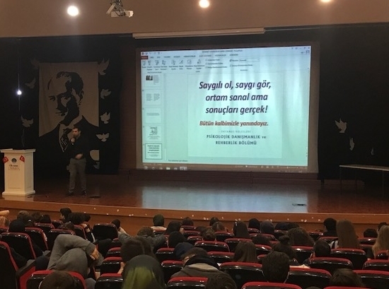 Öğrencilerimize Siber Zorbalıkla İlgili Bilgilendirme