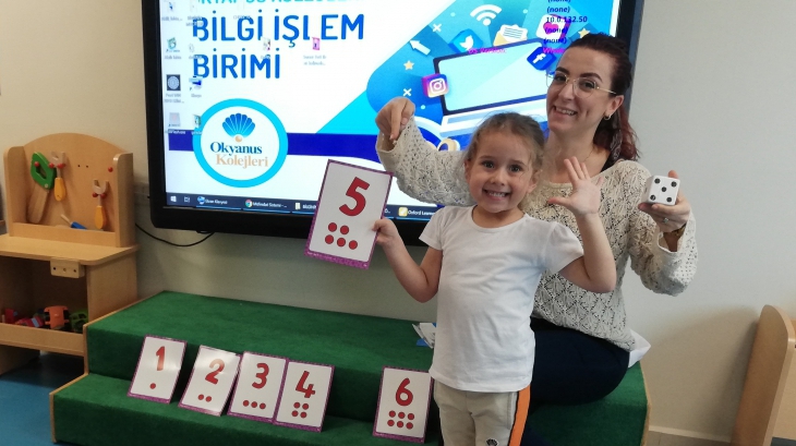 Mavişehir Okyanus Koleji Balıklar Grubu Öğrencileri İngilizce dersinde