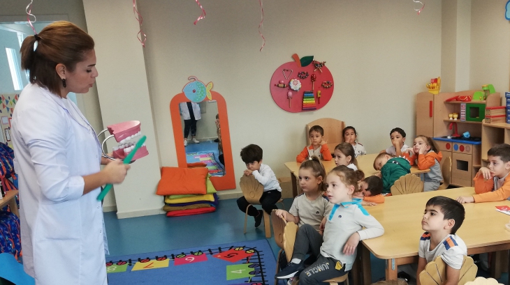 Mavişehir Okyanus Koleji Bulutlar Grubu Öğrencileri İngilizce Dersinde
