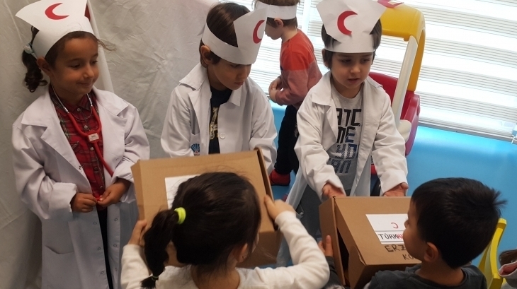 Mavişehir Okyanus Koleji Okul Öncesi Öğrencileri Kızılay Haftasını Çeşitli Etkinliklerle Kutladı