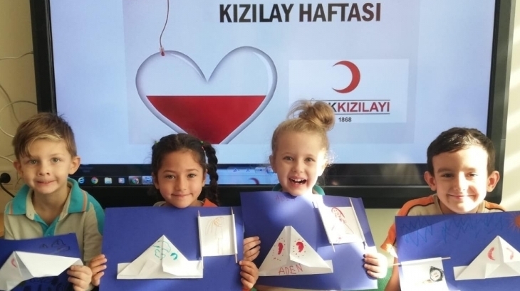 Mavişehir Okyanus Koleji Okul Öncesi Öğrencileri Kızılay Haftası Etkinlikleri