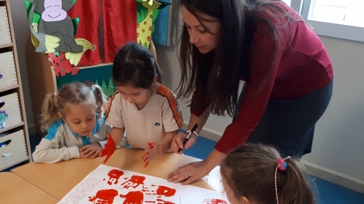 Mavişehir Okyanus Koleji Okul Öncesi İnciler Grubu Aile Katılım Etkinliğinde