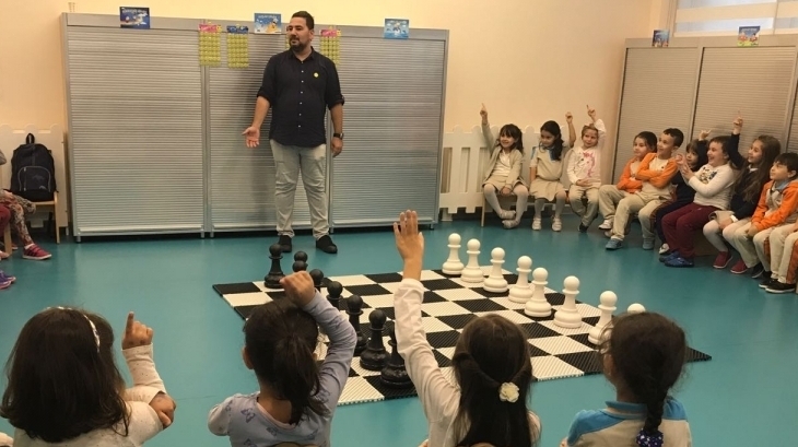 Mimarsinan Okanus Koleji Okul Öncesi Gökkuşağı Ve Yıldızlar Grubu Satranç Turnuvasında
