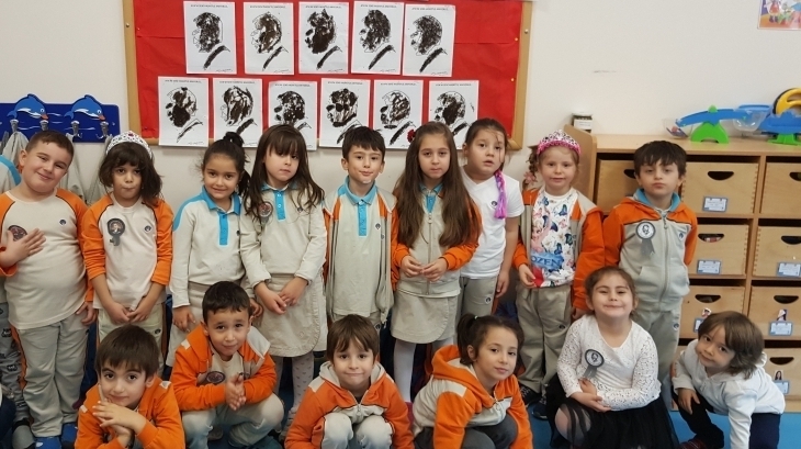 Mimarsinan Okyanus Koleji Okul Öncesi Gökkuşağı Grubu Sanat Etkinliğinde