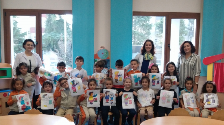 Mimarsinan Okyanus Koleji Okul Öncesi Gökkuşağı Grubu Aile Katılımı Etkinliğinde