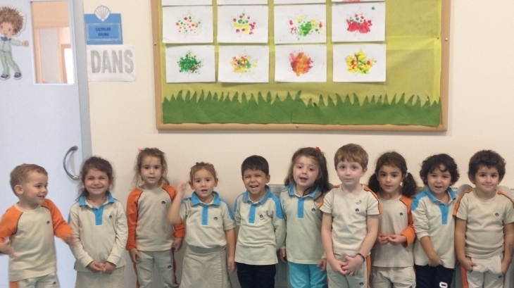 Mimarsinan Okyanus Koleji Okul Öncesi Çiçekler Grubu Sanat Etkinliğinde
