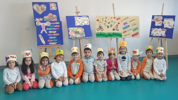 Mimarsinan Okyanus Koleji Okul Öncesi Kademe Öğrencileri C Vitamini Partisinde