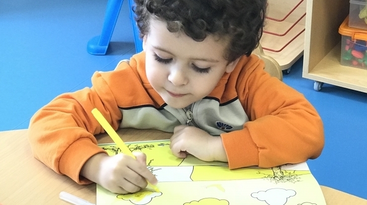 Mimarsinan Okyanus Koleji Okul Öncesi Kuşlar Grubu Okuma Yazma Etkinliğinde