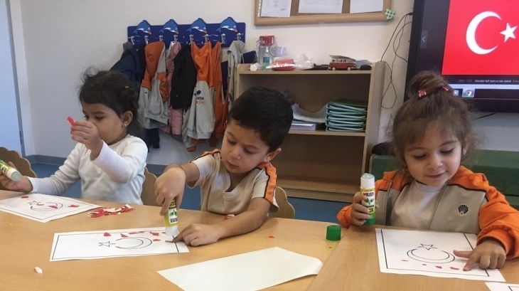 Mimarsinan Okyanus Koleji Okul Öncesi Kuşlar Grubu Sanat Etkinliğinde