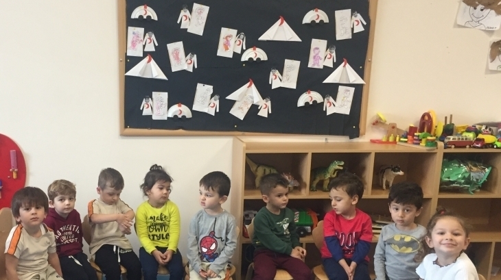 Mimarsinan Okyanus Koleji Okul Öncesi Kuşlar Grubu Sanat Etkinliğinde