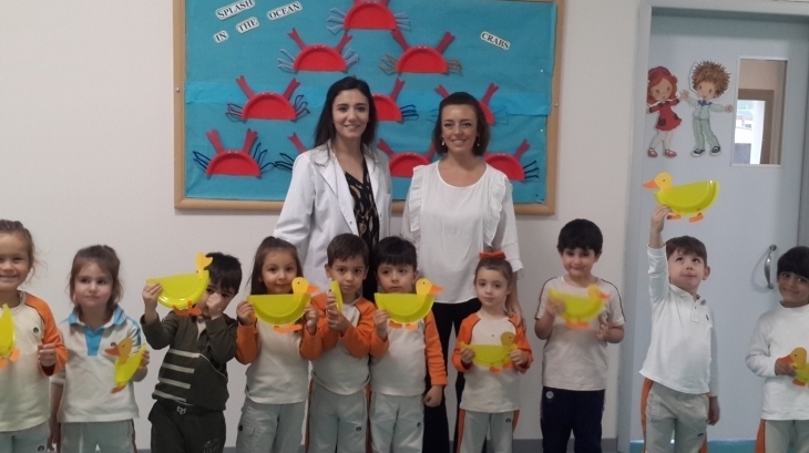 Mimarsinan Okyanus Koleji Okul Öncesi Mercanlar Grubu Aile Katılım Etkinliğinde