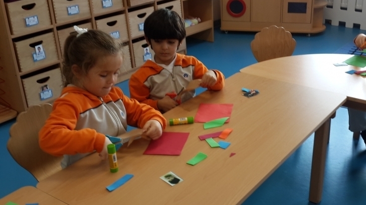 Mimarsinan Okyanus Koleji Okul Öncesi Mercanlar Grubu Sanat Etkinliğinde