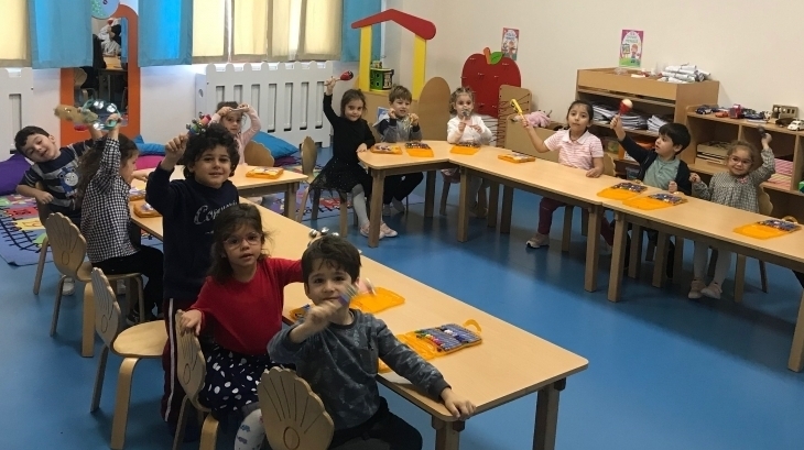 Mimarsinan Okyanus Koleji Okul Öncesi Mercanlar Grubu Bütünleştirilmiş Türkçe –Sanat Etkinliğinde