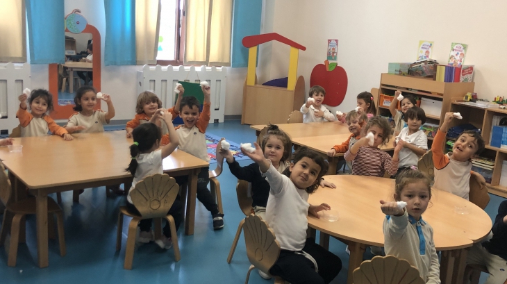 Mimarsinan Okyanus Koleji Okul Öncesi Mercanlar Grubu Fen Matematik Etkinliğinde