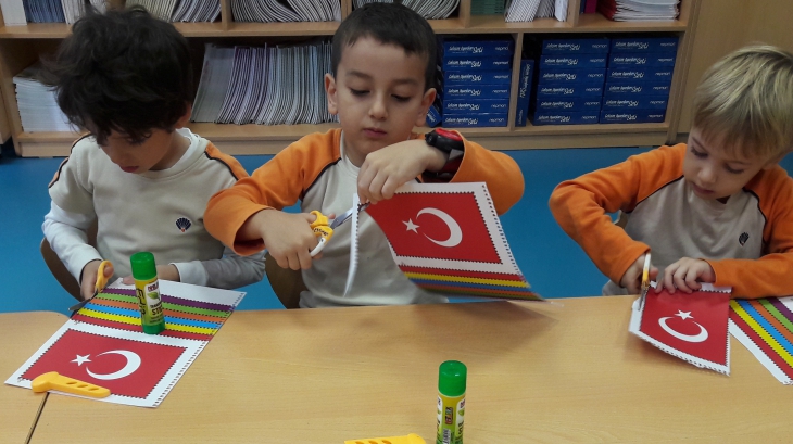 Mimarsinan Okyanus Koleji Okul Öncesi Yıldızlar Grubu Sanat Etkinliğinde