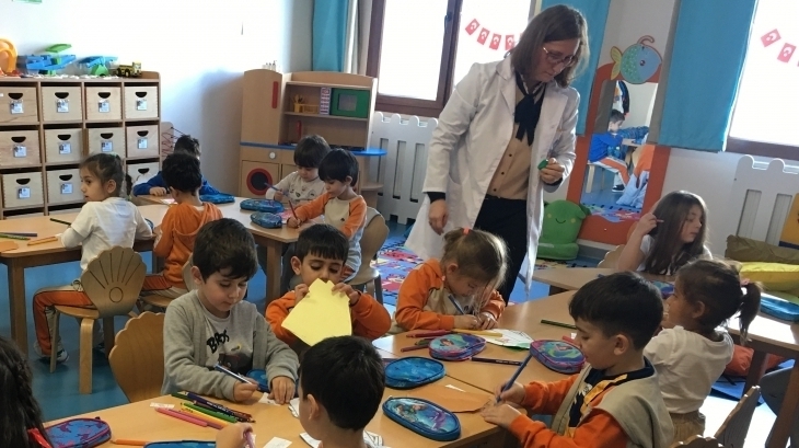 Mimarsinan Okyanus Koleji Okul Öncesi Yunuslar Grubu Bilingual Etkinliğinde