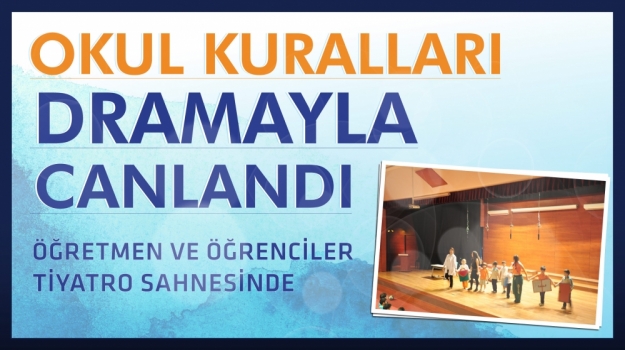 Öğretmen ve Öğrenciler Tiyatro Sahnesinde