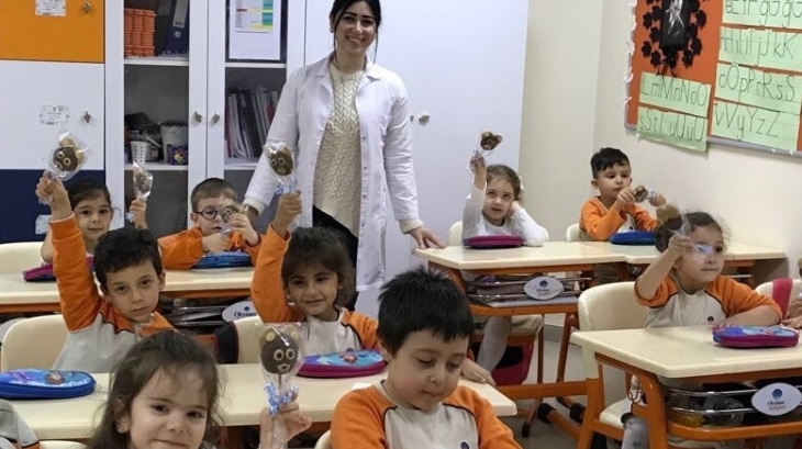 Okul Öncesi Bulutlar Grubu öğrencileri İlköğretime Hazırlık Etkinliği Dersinde