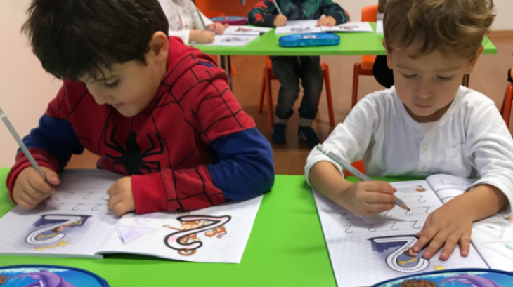 Okul Öncesi Deniz Yıldızı Grubu Okuma Yazmaya Hazırlık Çalışması Etkinliğinde