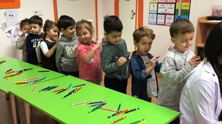 Okul Öncesi Deniz Yıldızı Grubu Sanat Etkinliğinde