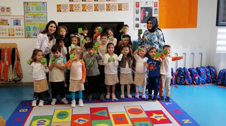 Okul Öncesi Deniz Yıldızı Sınıfı Öğrencileri Aile Katılım Çalışmasında