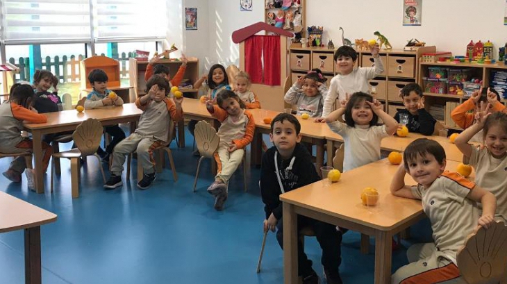 Okul Öncesi Gökkuşağı Grubu Yaşam Becerileri Dersinde