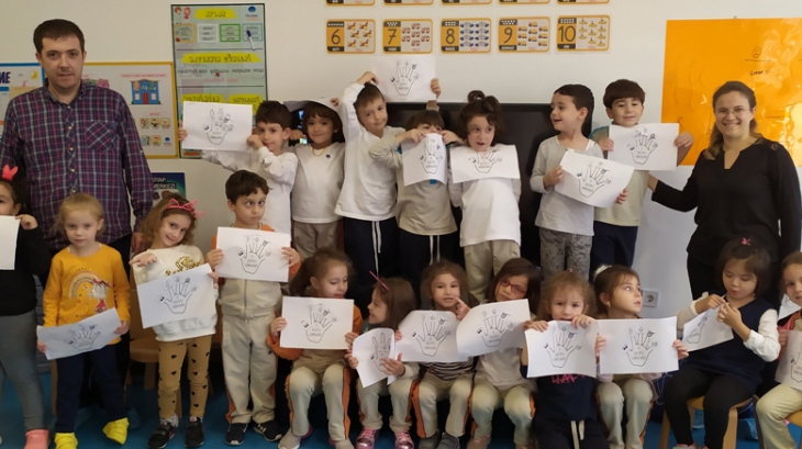 Okul Öncesi Gökkuşağı  Sınıfı Aile Katılımı Etkinliğinde