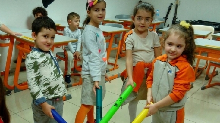 Okul Öncesi Öğrencileri İlgi ve Yetenek Merkezi Müzik Dersinde