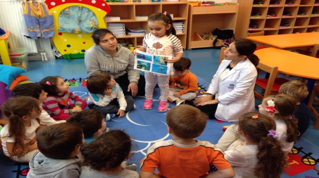 Okyanus Koleji Halkalı Okul Öncesi İnciler Grubu Öğrencileri Türkçe Dil Etkinliğinde.