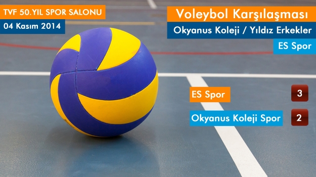 Okyanus Koleji Yıldız Erkek Voleybol Takımı Es Spor İle Karşılaştı