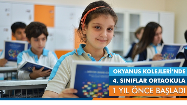 Okyanus Kolejleri 4. Sınıfları Ortaokula 1 Yıl Önce Başladı